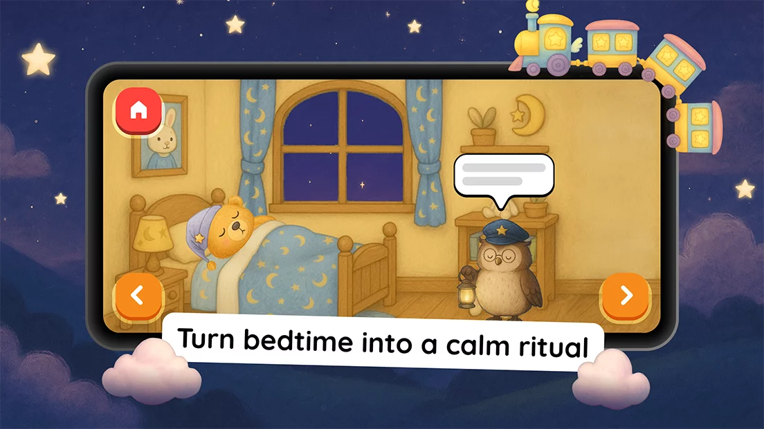 Laffari bedtime story preview - dreamy calm scene