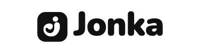 Jonka logo with dark text